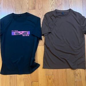 2 Mens Romwe T Shirts size med